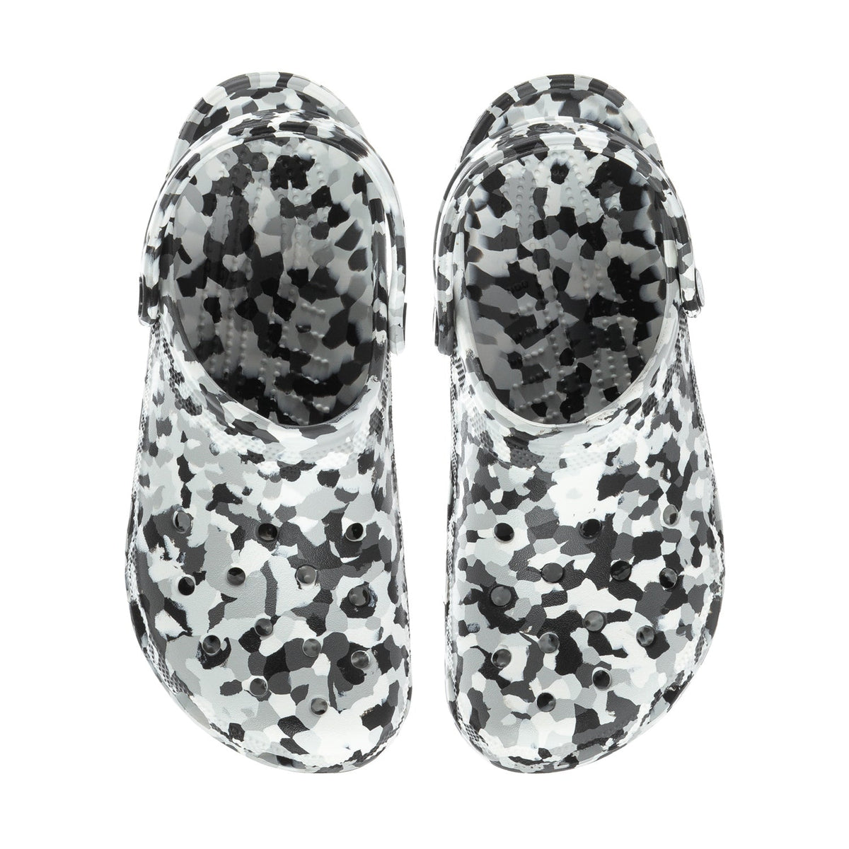Crocs Men's Confetti Classic Clog - Black / White